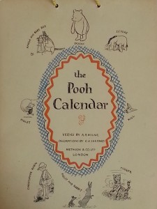 The Pooh Calendar 1930